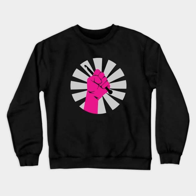 Resist - Crochet Crewneck Sweatshirt by playinglife